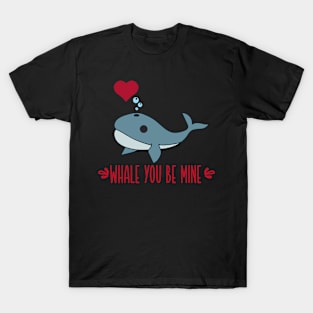 Whale You Be Mine for Valentine's Day Couples T-Shirt